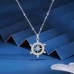 Shonyin Going Away Gift for Coworker, Rudder Compass Necklace for Women Moving Away Leaving Goodbye New Job Good Luck Jewelry Gift Idea for Her Friends Boss