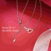 Shonyin Gifts for Girlfriend/Wife Daughter/Daughter in Law Silver Infinity Heart Necklace for Women Cubic Zirconia Jewelry Birthday Back to School Christmas Valentines Day Gift-new infinite heart