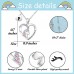 Shonyin Silver Unicorn Necklace for Women Girls P Initial Necklaces CZ Heart Pendant Christmas Birthday Party Valentines Day Jewelry Gifts for Teens Daughter Granddaughter Niece Y032-P