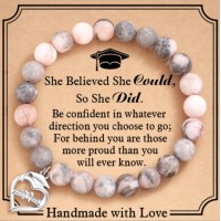 Shonyin Cool High School Graduation Gifts for Her 2023, Heart Bracelet 5th Fifth 8th 6th College Law Middle Cool High School Master Degree Nurse Phd Grad Jewelry Gifts for Girls Daughter Best Friend Y043 ca&di br she believe-