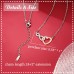 Shonyin Wedding Gifts for Mother of The Bride/Mother of The Groom/Bride/Bridesmaid on Wedding Day,Infinity Heart Pendant Necklace Dainty Jewelry for Women L01-bridesmaid