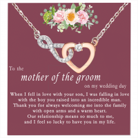 Mother of the Groom Necklace Mother in Law Gifts from Daughter in Law ,jewelry Gift for New Mom on Wedding Day…L01-mother in law
