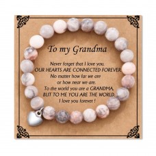 Shonyin Mothers Day Gifts for Grandma Nana Gifts from Grandkids, Grandma Bracelet Jewelry from Granddaughter and Grandson, Wedding, Birthday Gifts for Grandma Christmas Gifts for Granny Grammy-N040 grandma Br