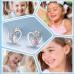 Shonyin Silver Unicorn Hypoallergenic Earrings Christmas Birthday Party Jewelry-Y015- unicorn ea-2