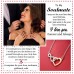 Shonyin Gifts for Girlfriend Silver Infinity Heart Necklace for Women Her Cubic Zirconia Jewelry Birthday Christmas Valentines Day Gift-Y019  ne-soulmate