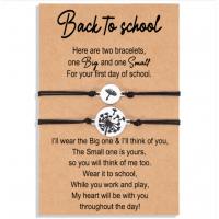 Back to School Gifts for Girls Mother Daughter Bracelets Set for 2 Mommy and Me Dandelion Matching Wish Bracelets Y027 bts 2