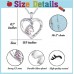 First Day of Preschool Gifts for Girls Back to School Gifts Separate Anxiety Unicorn Heart Necklace Jewelry for Daughter Granddaughter Niece Y028- preschool