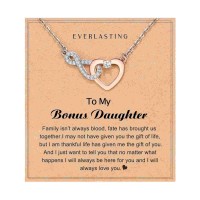 Shonyin Bonus Daughter Gifts from Stepmom Stepdad Unique, to My Adopted Unbiological Step Bonus Daughter Stepdaughter Necklace Valentines Day Easter Jewelry Gifts Y021 ne-bonus daughter Shonyin Bonus Daughter Gifts from Stepmom Stepdad Unique, to My Adopted Unbiological Step Bonus Daughter Stepdaughter Necklace Valentines Day Easter Jewelry Gifts Y021 ne-bonus daughter