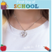 Shonyin Back to School Necklace First Day of School Gifts for Girls Separate Anxiety Unicorn Heart Necklace Jewelry for Daughter Granddaughter Niece from Mom Dad Aunt Uncle Y028- school